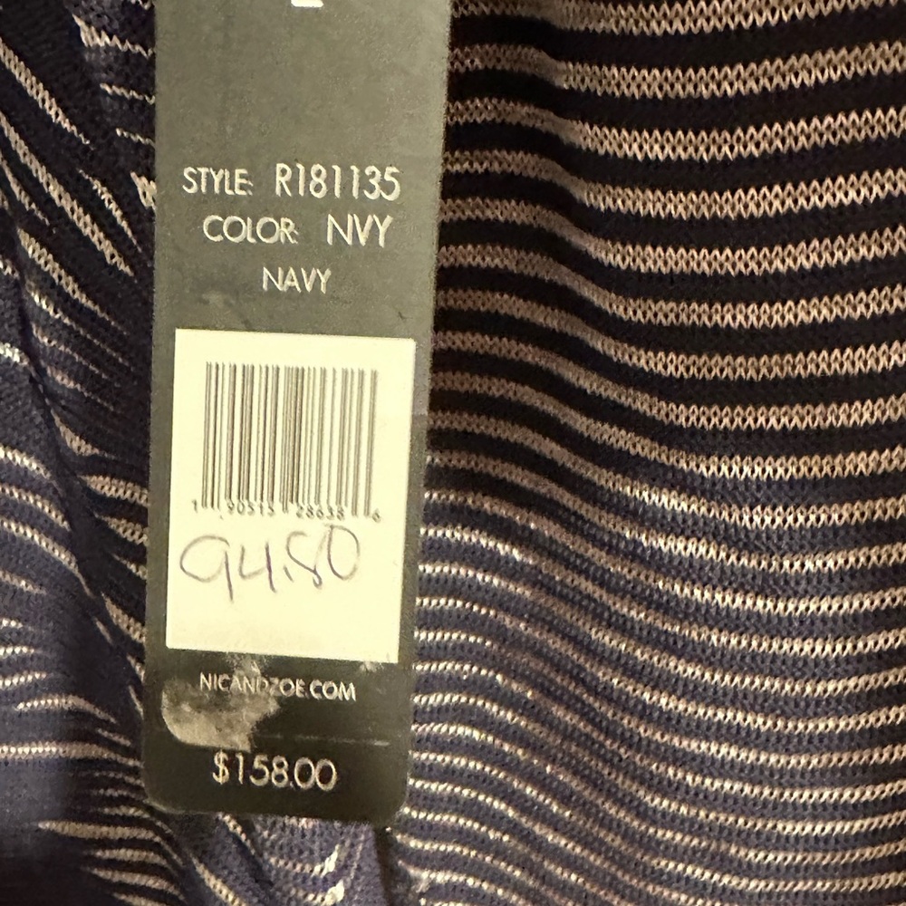 NIC+ZOE Navy Knitwear - Picture 4 of 10